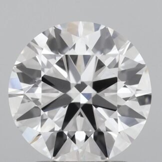 2.01 Carat Round Lab Grown Diamond D-VVS2 | IGI Certified | AS3-23