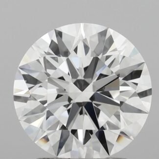 2 Carat Round Lab Grown Diamond D-VVS2 | IGI Certified | AS3-36