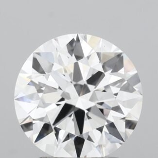 2.01 Carat Round Lab Grown Diamond D-VVS2 | IGI Certified | AS6-39