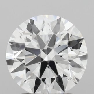 2.01 Carat Round Lab Grown Diamond D-VVS2 | IGI Certified | AS6-46