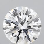 2.04 Carat Round Lab Grown Diamond D-VVS2 | IGI Certified | AS6-70