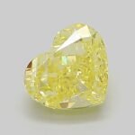 1.02 Carat Fancy Intense Yellow Heart Modified Brilliant Lab Grown Diamond | VVS2 | IGI Certified | ARM1076