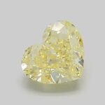 1.07 Carat Fancy Intense Yellow Heart Modified Brilliant Lab Grown Diamond | VVS2 | IGI Certified | ARM1078