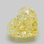 3.04 Carat Fancy Intense Yellow Heart Modified Brilliant Lab Grown Diamond | VVS2 | IGI Certified | ARM1083