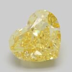 4.04 Carat Fancy Vivid Yellow Heart Modified Brilliant Lab Grown Diamond | VVS2 | IGI Certified | ARM1085