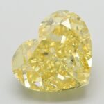 6.17 Carat Fancy Intense Yellow Heart Modified Brilliant Lab Grown Diamond | VVS2 | IGI Certified | ARM1096