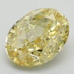 4.51 Carat Fancy Vivid Yellow Oval Modified Brilliant Lab Grown Diamond | VS1 | IGI Certified | ARM1118