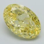 6 Carat Fancy Intense Yellow Oval Modified Brilliant Lab Grown Diamond | VS1 | IGI Certified | ARM1121