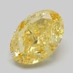 7.11 Carat Fancy Vivid Yellow Oval Modified Brilliant Lab Grown Diamond | VS1 | IGI Certified | ARM1132