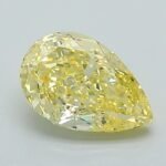 1.01 Carat Fancy Intense Yellow Pear Modified Brilliant Lab Grown Diamond | VS1 | IGI Certified | ARM1144