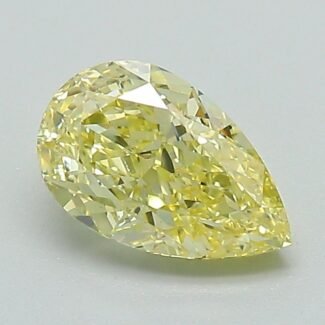 1.01 Carat Fancy Intense Yellow Pear Modified Brilliant Lab Grown Diamond | VS1 | IGI Certified | ARM1145