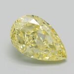 1.06 Carat Fancy Intense Yellow Pear Modified Brilliant Lab Grown Diamond | VS1 | IGI Certified | ARM1149