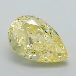 1.07 Carat Fancy Intense Yellow Pear Modified Brilliant Lab Grown Diamond | VS1 | IGI Certified | ARM1152