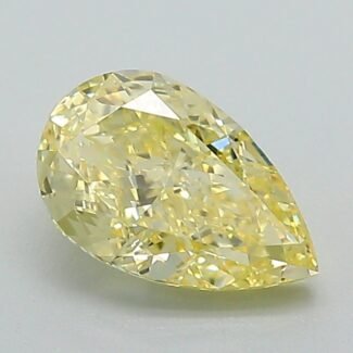 1.07 Carat Fancy Intense Yellow Pear Modified Brilliant Lab Grown Diamond | VS1 | IGI Certified | ARM1152