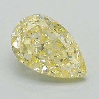 1.07 Carat Fancy Intense Yellow Pear Modified Brilliant Lab Grown Diamond | VS1 | IGI Certified | ARM1153