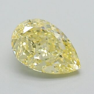 1.23 Carat Fancy Intense Yellow Pear Modified Brilliant Lab Grown Diamond | VS1 | IGI Certified | ARM1157
