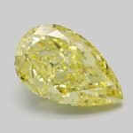 2.04 Carat Fancy Intense Yellow Pear Brilliant Lab Grown Diamond | VVS2 | IGI Certified | ARM1168