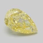 2.05 Carat Fancy Intense Yellow Pear Modified Brilliant Lab Grown Diamond | VVS2 | IGI Certified | ARM1172