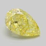 2.07 Carat Fancy Intense Yellow Pear Modified Brilliant Lab Grown Diamond | VS1 | IGI Certified | ARM1175