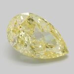 3.09 Carat Fancy Yellow Pear Modified Brilliant Lab Grown Diamond | VS1 | IGI Certified | ARM1183