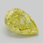 3.14 Carat Fancy Intense Yellow Pear Modified Brilliant Lab Grown Diamond | VS1 | IGI Certified | ARM1184