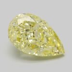 4.59 Carat Fancy Intense Yellow Pear Brilliant Lab Grown Diamond | VS1 | IGI Certified | ARM1193