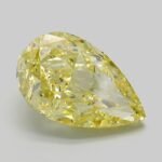 6.55 Carat Fancy Intense Yellow Pear Modified Brilliant Lab Grown Diamond | VVS2 | IGI Certified | ARM1203