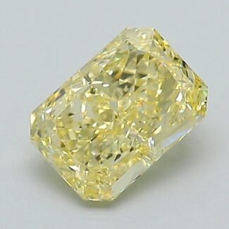 1.04 Carat Fancy Yellow Cut Cornered Rectangular Modified Brilliant Lab Grown Diamond | VS1 | IGI Certified | ARM1218
