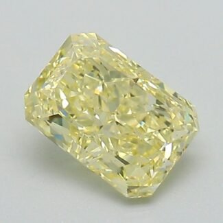 1.04 Carat Fancy Intense Yellow Cut Cornered Rectangular Modified Brilliant Lab Grown Diamond | VS1 | IGI Certified | ARM1219