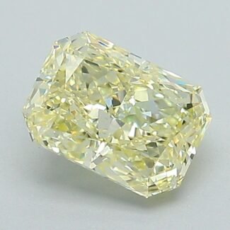 1.25 Carat Fancy Intense Yellow Cut Cornered Rectangular Modified Brilliant Lab Grown Diamond | VS1 | IGI Certified | ARM1226