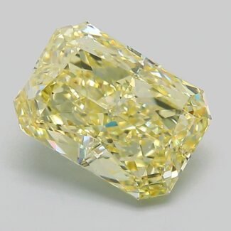 4 Carat Fancy Yellow Cut Cornered Rectangular Modified Brilliant Lab Grown Diamond | VS1 | IGI Certified | ARM1248