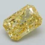 5.01 Carat Fancy Vivid Yellow Cut Cornered Rectangular Modified Brilliant Lab Grown Diamond | VS1 | IGI Certified | ARM1260