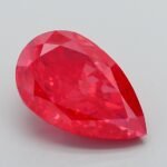 4.32 Carat Fancy Vivid Red Pear Modified Brilliant Lab Grown Diamond | VS1 | IGI Certified | ARM1287