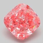 3.04 Carat Fancy Vivid Pink Square Cushion Modified Brilliant Lab Grown Diamond | VVS2 | IGI Certified | ARM175