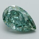 3.63 Carat Fancy Vivid Green Pear Modified Brilliant Lab Grown Diamond | VVS2 | IGI Certified | ARM1340