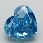 3.48 Carat Fancy Vivid Blue Heart Modified Brilliant Lab Grown Diamond | VS1 | IGI Certified | ARM1352