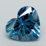 4.13 Carat Fancy Vivid Blue Heart Brilliant Lab Grown Diamond | VS1 | IGI Certified | ARM1353