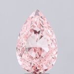 5.01 Carat PEAR | Lab Grown Diamond | Fancy Vivid Pink | VS1 | IGI Certified | SVD5-1A1