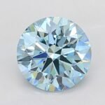 2.52 Carat ROUND | Lab Grown Diamond | Fancy Vivid Blue | VVS2 | IGI Certified | ARM1424