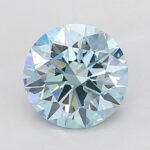 2.33 Carat ROUND | Lab Grown Diamond | Fancy Intense Blue | VVS2 | IGI Certified | ARM1436