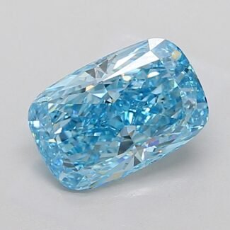 3.59 Carat CUSHION | Lab Grown Diamond | Fancy Vivid Blue | VVS2 | IGI Certified | ARM1717