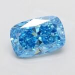 3.02 Carat CUSHION | Lab Grown Diamond | Fancy Vivid Blue | VS1 | IGI Certified | ARM1829