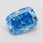 2.54 Carat CUSHION | Lab Grown Diamond | Fancy Vivid Blue | VS1 | IGI Certified | ARM1892