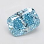 2.03 Carat CUSHION | Lab Grown Diamond | Fancy Vivid Blue | VS1 | IGI Certified | ARM1923