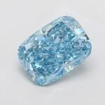 2.02 Carat CUSHION | Lab Grown Diamond | Fancy Vivid Blue | VS2 | IGI Certified | ARM1931