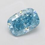 1.5 Carat CUSHION | Lab Grown Diamond | Fancy Vivid Blue | VS1 | IGI Certified | ARM1945