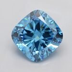 2.36 Carat SQ.CUSHION | Lab Grown Diamond | Fancy Vivid Blue | VS2 | IGI Certified | ARM1974