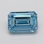 2.02 Carat EMERALD | Lab Grown Diamond | Fancy Vivid Blue | VS1 | IGI Certified | ARM2001