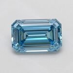 1.01 Carat EMERALD | Lab Grown Diamond | Fancy Vivid Blue | VS2 | IGI Certified | ARM2033