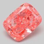 3.15 Carat Fancy Vivid Pink Cushion Modified Brilliant Lab Grown Diamond | VS1 | IGI Certified | ARM245